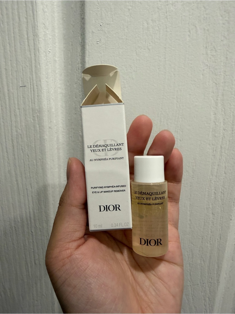 Dior Le Démaquillant Yeux et Lèvres Eye & Lip Makeup Remover - Sample Size 10ml
